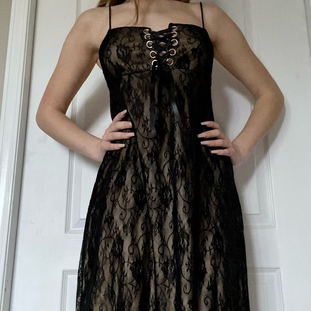 Lovely mesh slip dress🤎